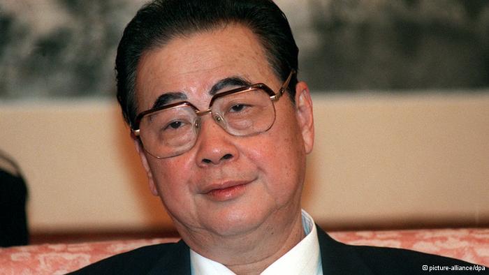 China Ministerpräsident Li Peng 