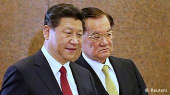 China Taiwan Parteien Lien Chan bei Xi Jinping in Peking