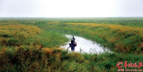 直击长江中下游大旱 鄱阳湖变成大草原