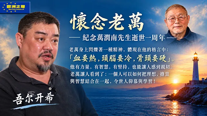 懷念老萬——紀念萬潤南先生逝世一周年發言/吾爾開希